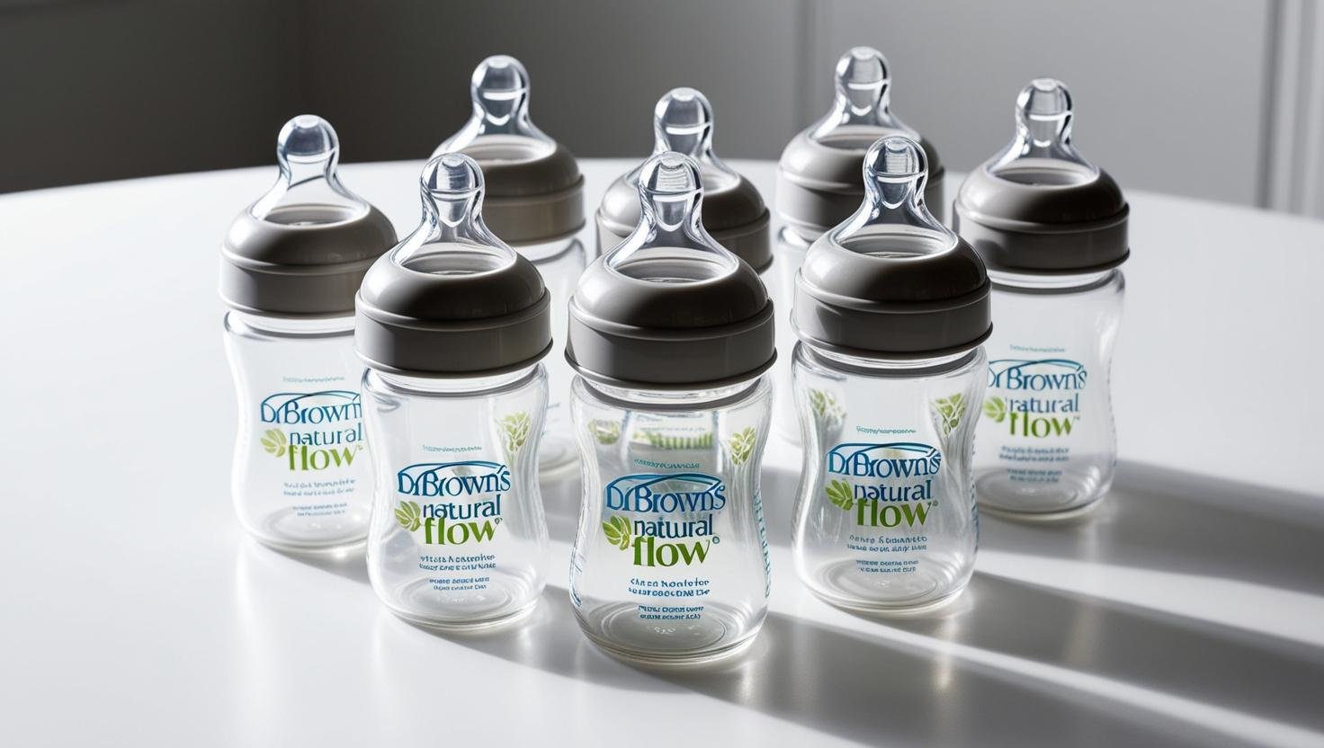 Air free baby bottles