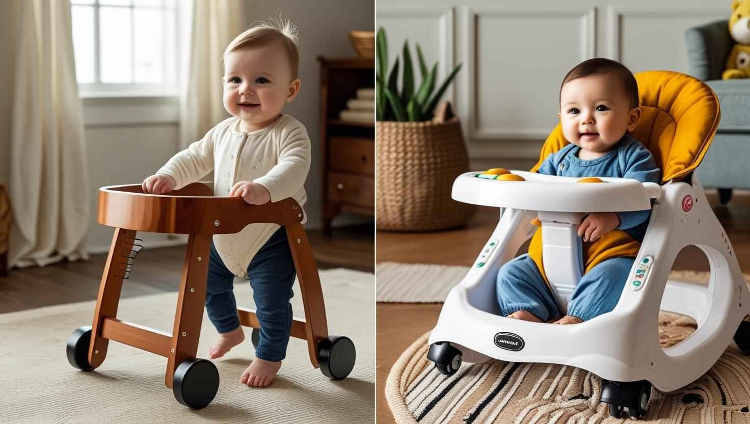 baby learning walkers