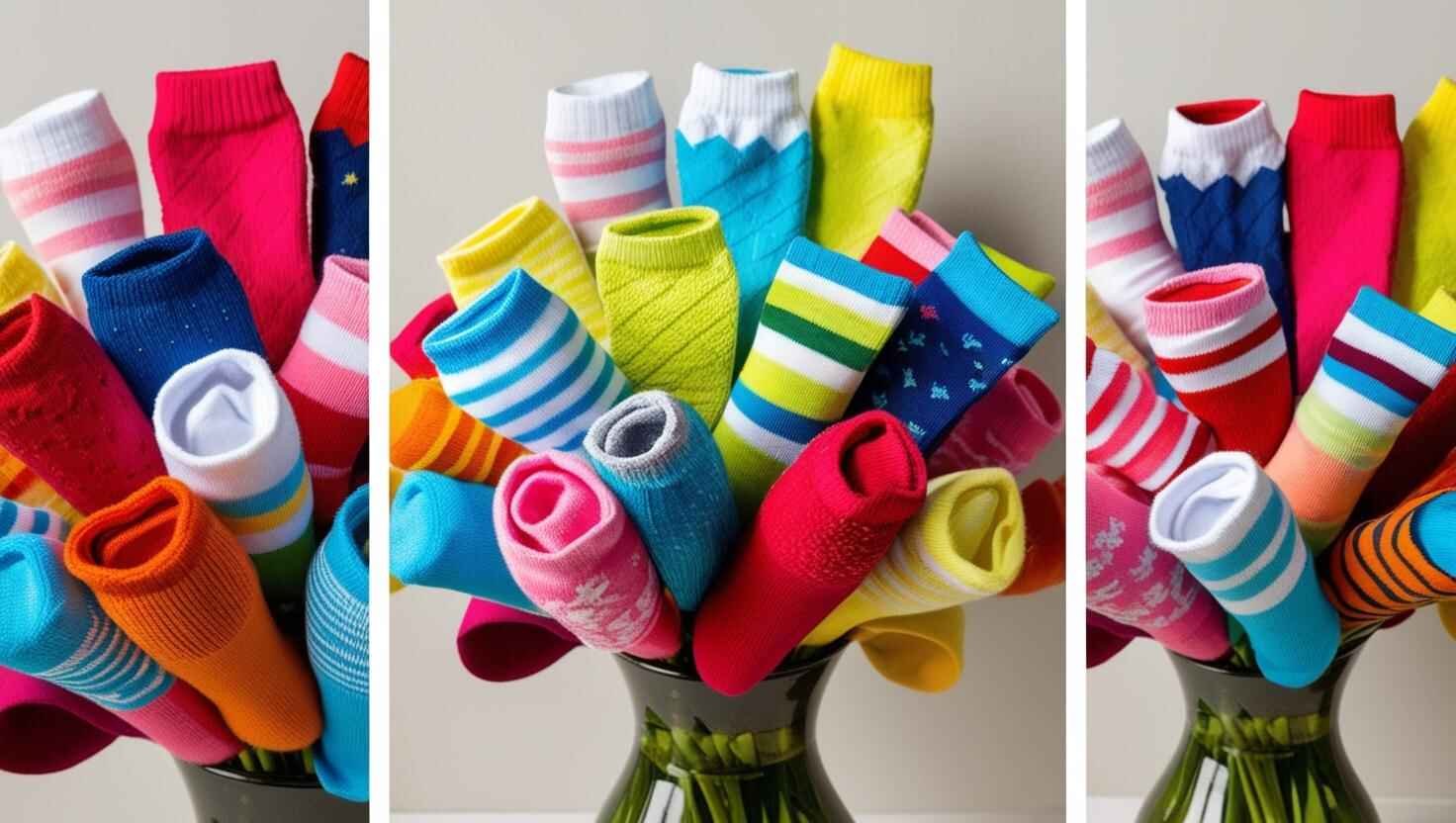 sock bouquet for baby shower